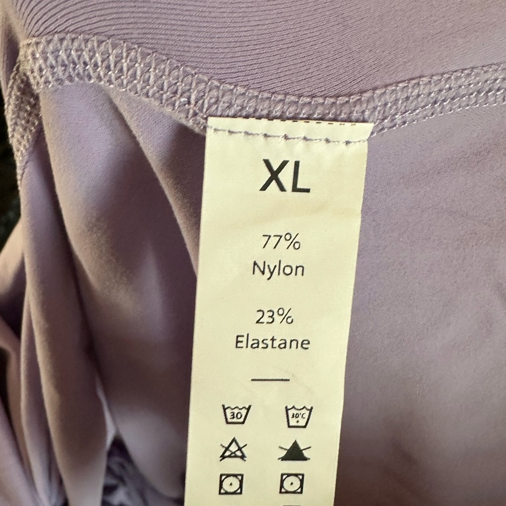 Women’s Lavender Halara Softlyzero Backless Activ… - image 3